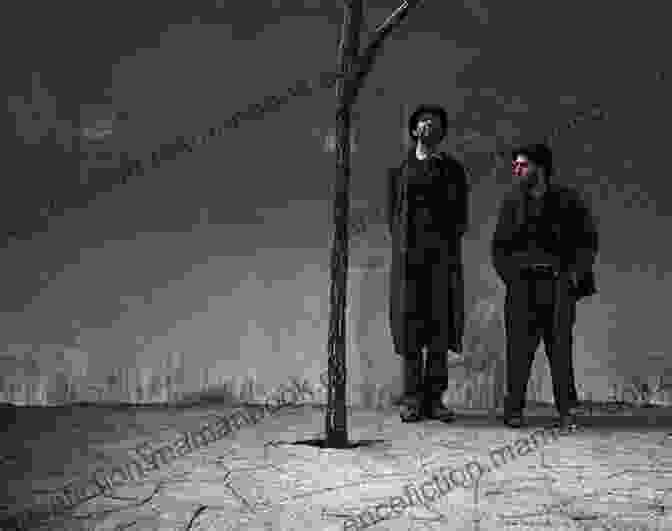 A Black And White Photograph Of Two Men, Vladimir And Estragon, Standing On A Barren Stage, Waiting For Someone Named Godot. Four Plays And Three Jokes (Hackett Classics)