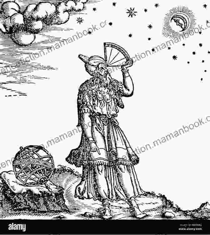 A Historical Illustration Depicting Early Astronomers Observing The Moon Using Primitive Instruments Fly Me To The Moon Vol 1