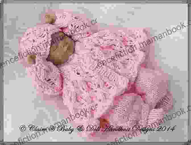 A Knitted Pram Set For A 10 To 12 Inch Doll, Featuring A Pram, Carrycot, Hood, And Blanket. Knitting Pattern KP149 Pram Set For Doll For 10 To 12 Doll Double Knitting USA Tems