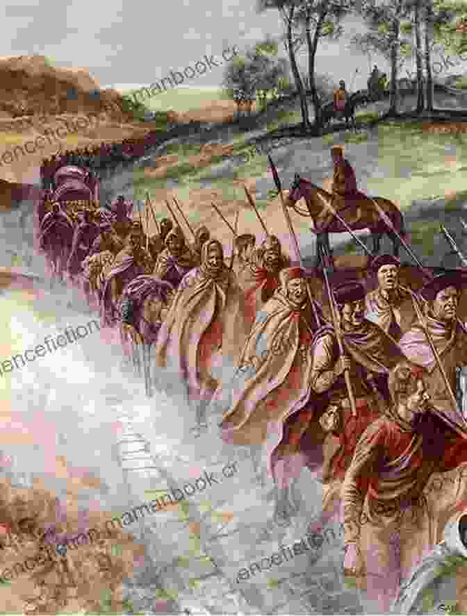 A Panoramic View Of Roman Britain, With Roman Soldiers Marching Through A Forest. Blood And Sand Rosemary Sutcliff