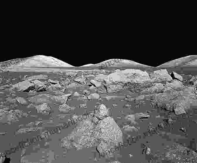 A Photograph Of A Lunar Landscape, Showcasing Its Rugged Terrain And Distinct Geological Formations Fly Me To The Moon Vol 1