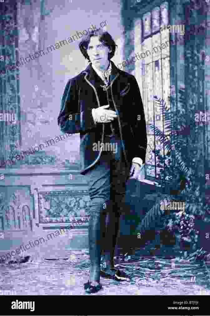 A Photograph Of Oscar Wilde, A Man With A Flamboyant Mustache And A Mischievous Smile, Holding A Cigarette In His Hand. Four Plays And Three Jokes (Hackett Classics)