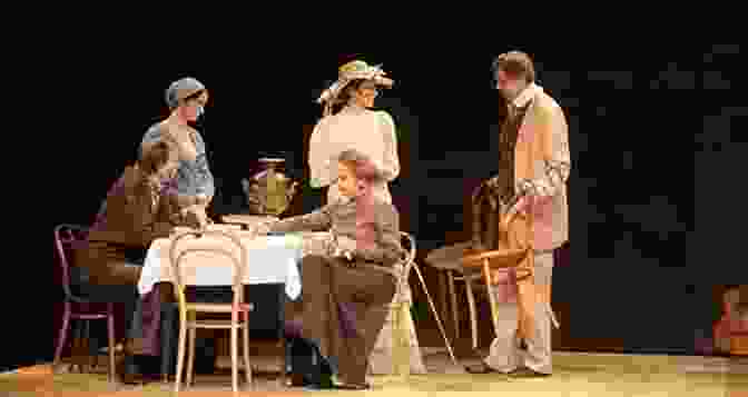 A Scene From Chekhov's Play Uncle Vanya, Featuring A Group Of Characters Gathered In A Living Room. Uncle Vanya: Scenes From Country Life (Plays By Anton Chekhov)