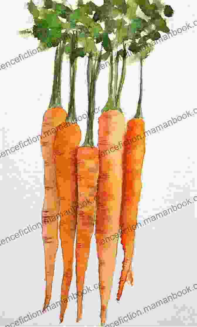 A Vibrant Painting Of Carrots, Their Forms And Hues Captured With Intricate Detail The Alternative Guide To Travel (Carrotology 6)