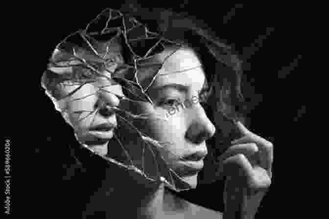 A Woman's Fragmented Reflection In A Shattered Mirror, Symbolizing The Speaker's Fractured Identity. Three Poems C J Cala