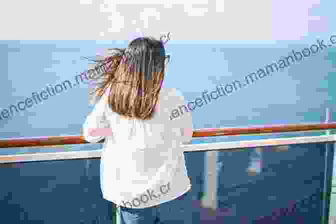 A Young Woman Standing On The Deck Of A Ship, Looking Out At The Open Sea, Her Hair Blowing In The Wind. BABES AT SEA Short Stories