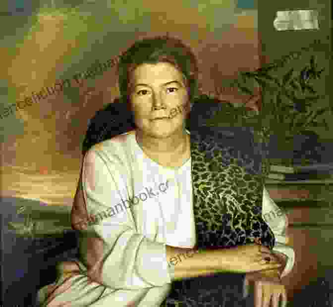 Angel Colleen McCullough Painting In Her Studio Angel Colleen McCullough