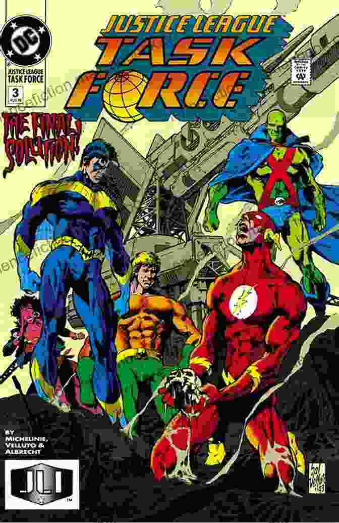 Justice League Task Force Comic Book Cover From 1993 Justice League Task Force (1993 1996) #14