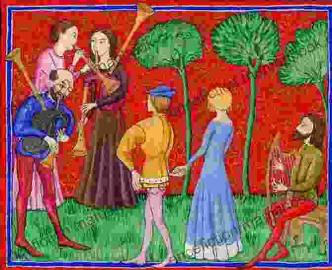 Medieval Ballad Singers Performing In A Tavern English And Scottish Ballads : V VI (Illustrated)