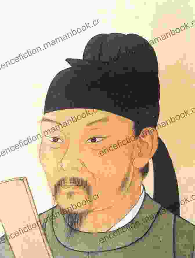 Portrait Of Du Fu, The Renowned Tang Dynasty Poet Chinese Poetry Anthology Of Du Fu (Tu Fu)