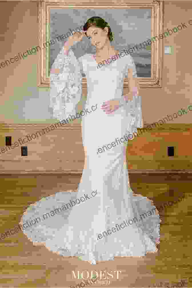Wedding Gown With Lace Appliqués Evening Dresses And Wedding Gowns With Drapery And Decorative Details (bows And Flowers): Visual Reference For Fashion Illustration (pencil Drawing Fashion Illustration Resources 1)